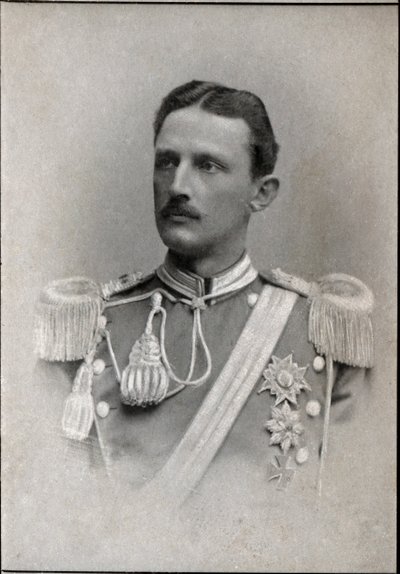 Portrait of Prince Carl of Sweden (1861-1951) by French Photographer